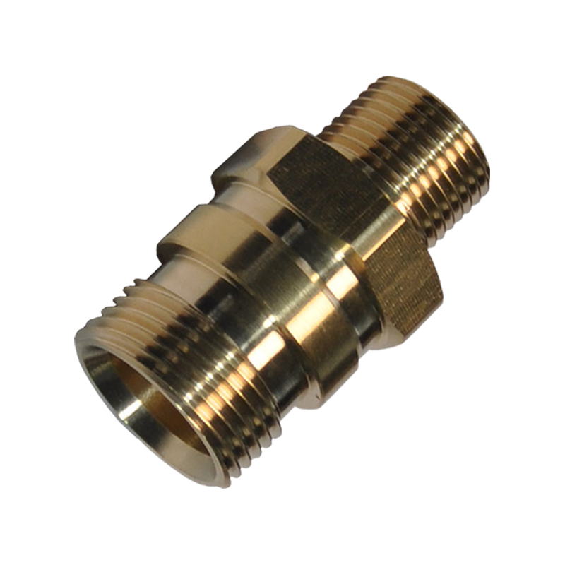 Giunto filettato in ottone con blocco a torsione rapida {$ v2.title | str_replace = '