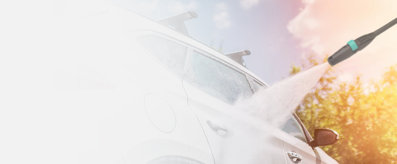 Acqua di pulizia ad alta pressione Acqua Guida alla scena completa della scena della scopa