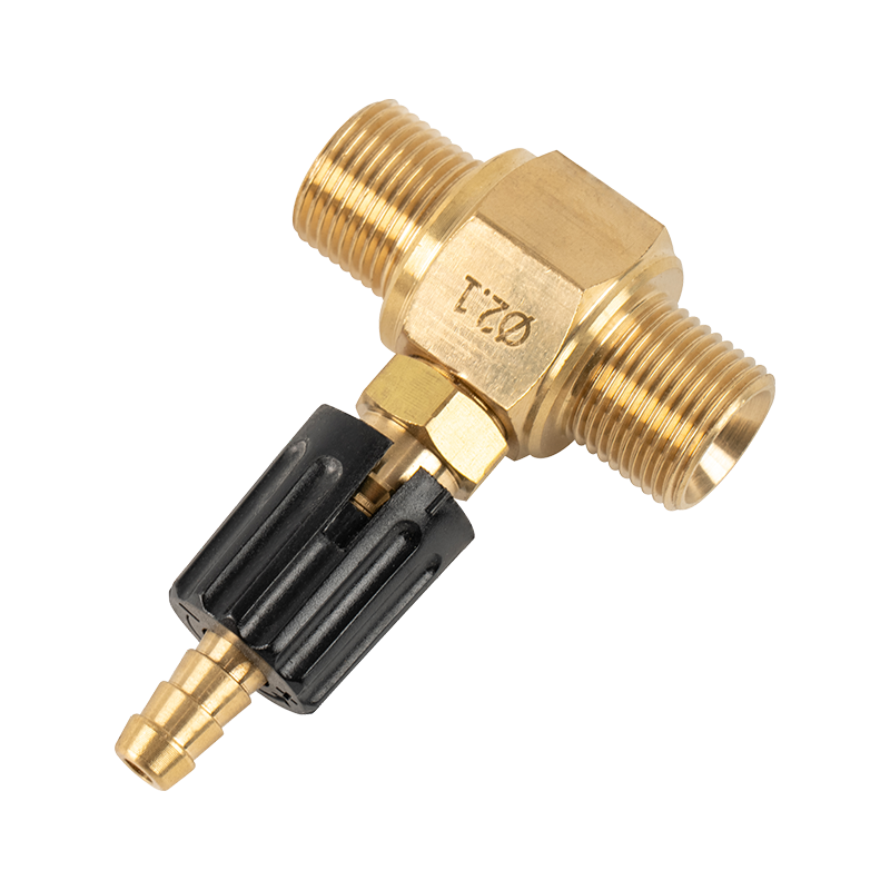 Iniettore chimico in ottone regolabile M-M Collegamento {$ v2.title | str_replace = '